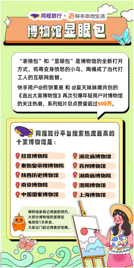 同程旅行联合快手本地生活发布中秋国庆旅游热榜，盘点最新潮流玩法