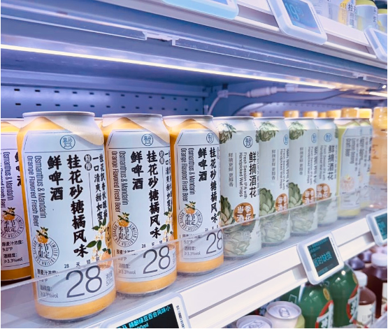 把桂花、砂糖橘、冰糖葫芦调进啤酒 盒马成为年轻人最爱的啤酒品牌之一 把桂花、砂糖橘、冰糖葫芦调进啤酒 盒马成为年轻人最爱的啤酒品牌之一