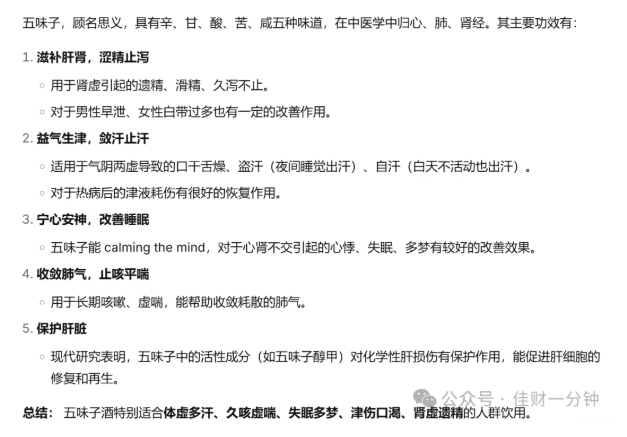 高佳思考 | 五味子泡酒，能饮一杯无？