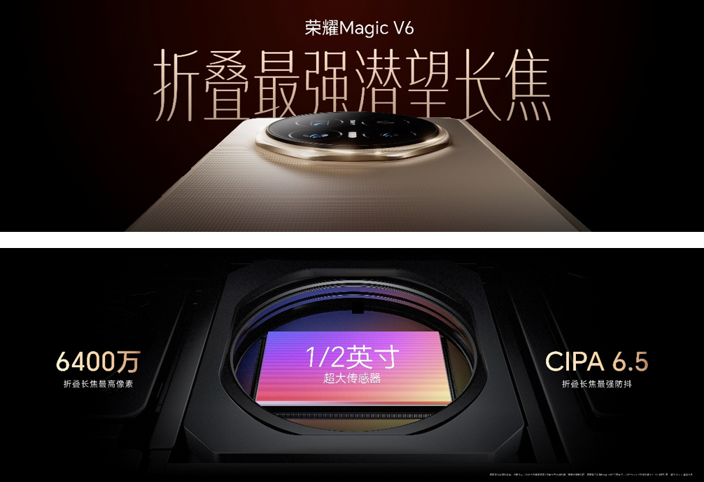 折叠旗舰荣耀Magic V6正式发布，售价8999元起